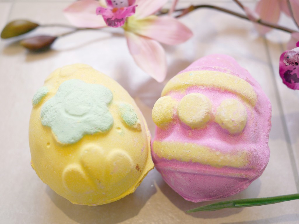 Immaculate Eggception bath bomb at lush - easter 2015
