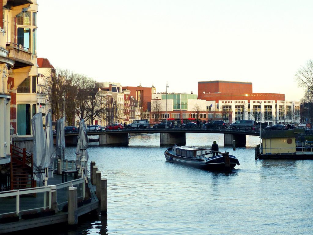 amsterdam canals evening