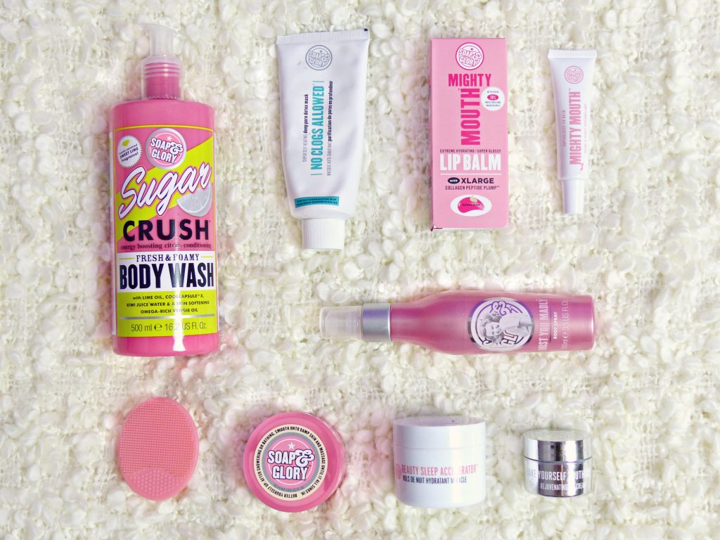 soap and glory products