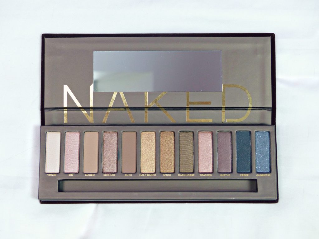 urban decay naked palette - eyeshadow colours
